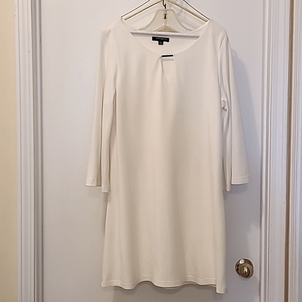 Winter White Dress